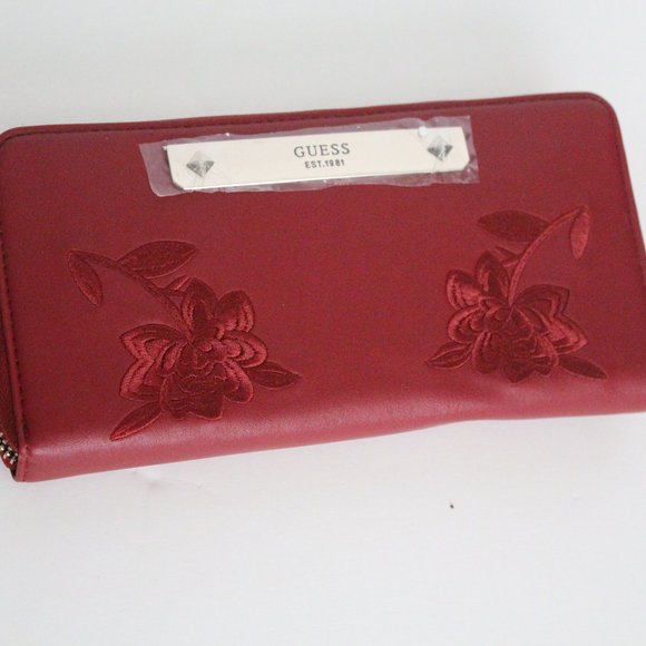 NWT Guess Britta Embroidered Satchel w/ matching Wallet - Picture 10 of 12